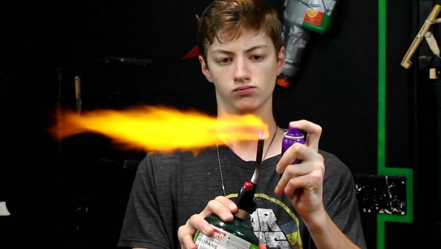 Jake Makes Guide to Flammable Aerosols