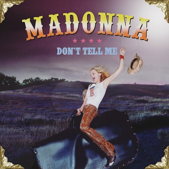 Madonna FanMade Covers Don't Tell Me Madonna FanMade Covers Don't Tell Me