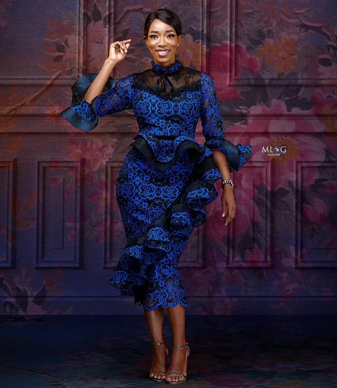 Aso Ebi Skirt And Blouse Lace Styles Pink Lace Lace Skirt And