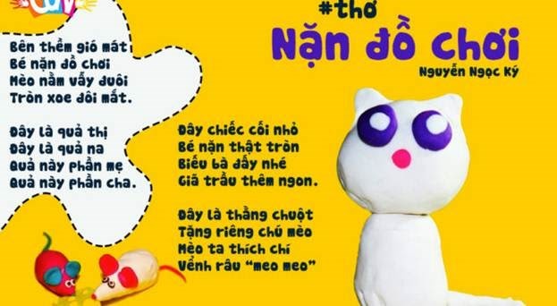 Bài thơ: Nặn đồ chơi | Yêu Trẻ