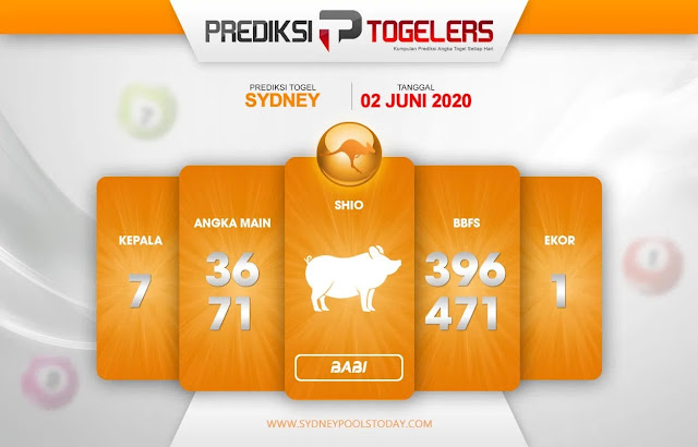 SYAIR TOGEL SYDNEY SELASA 02 JUNI 2020