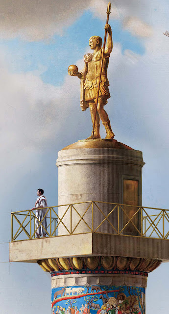 La columna de Trajano es un monumento conmemorativo erigido en Roma hace 1900 años por orden del emperador Trajano y se encuentra en el Foro de Trajano, al norte del Foro Romano.