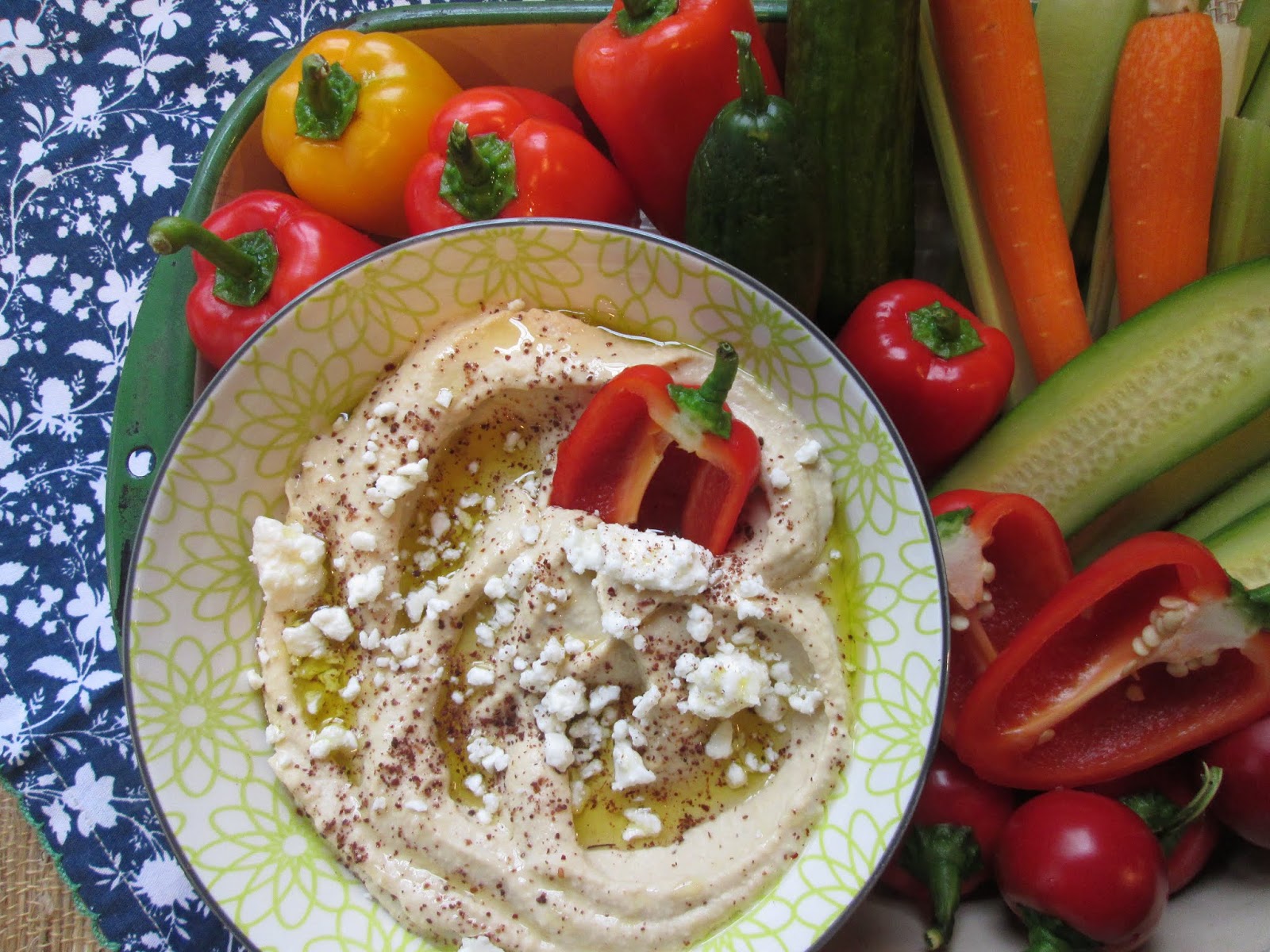 Stirring the Pot Ina Garten's Classic Hummus with Veggies {Perfect
