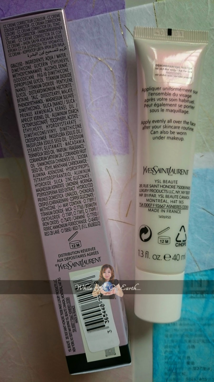 While you on earth.. YSL Forever Light Creator CC Cream in Apricot