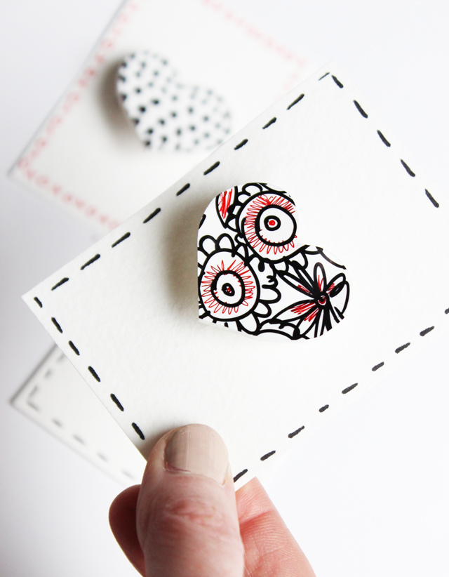 alisaburke: shrink plastic valentine pins