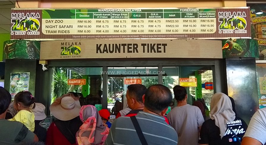 Tiket zoo melaka