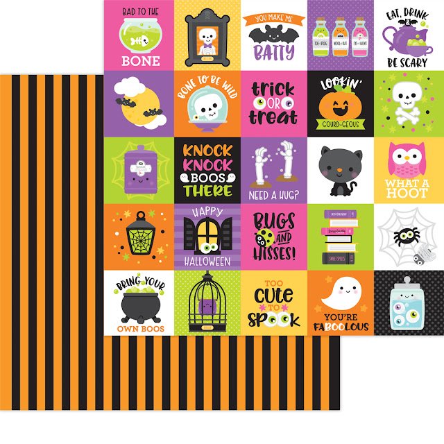 Doodlebug Design Happy Haunting 12 x 12 Cardstock Stickers This and That 