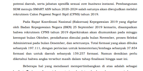 Pendaftaran CPNS Akan Dibuka Mulai Bulan November 2019