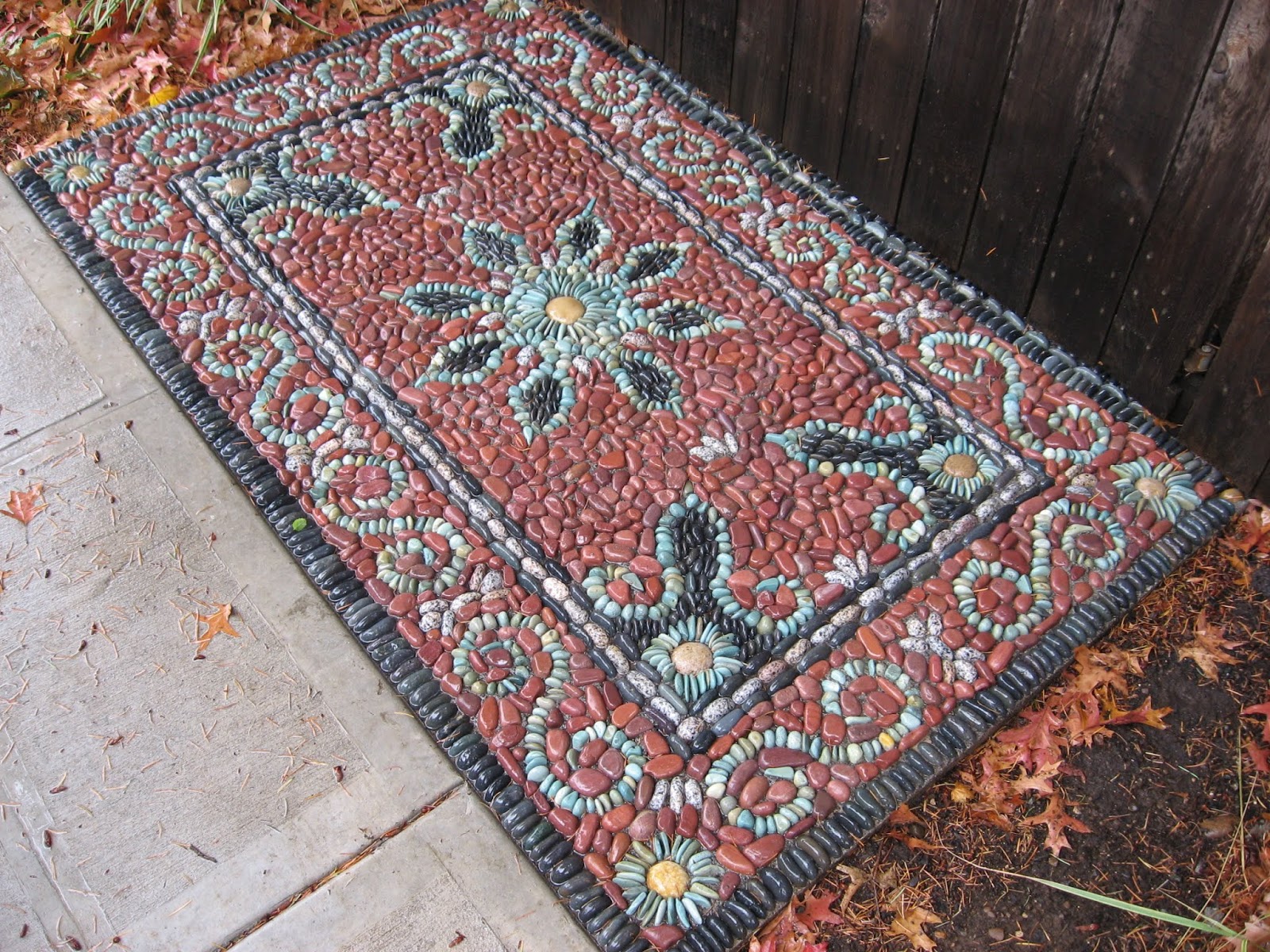 Jeffrey Bale's World of Gardens Pebble Mosaic Garden Carpets