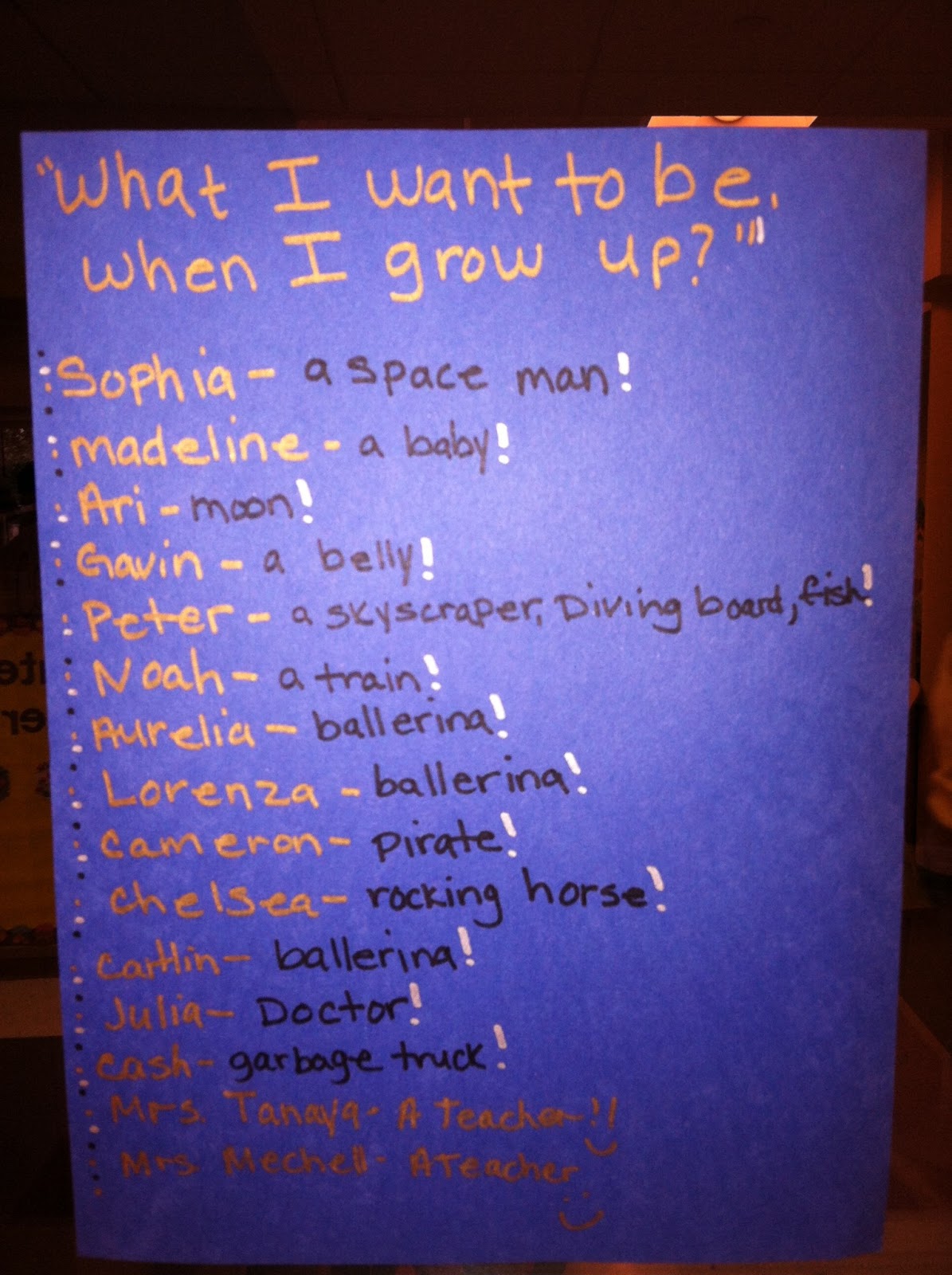 The Clarks What I want to be when I grow up...