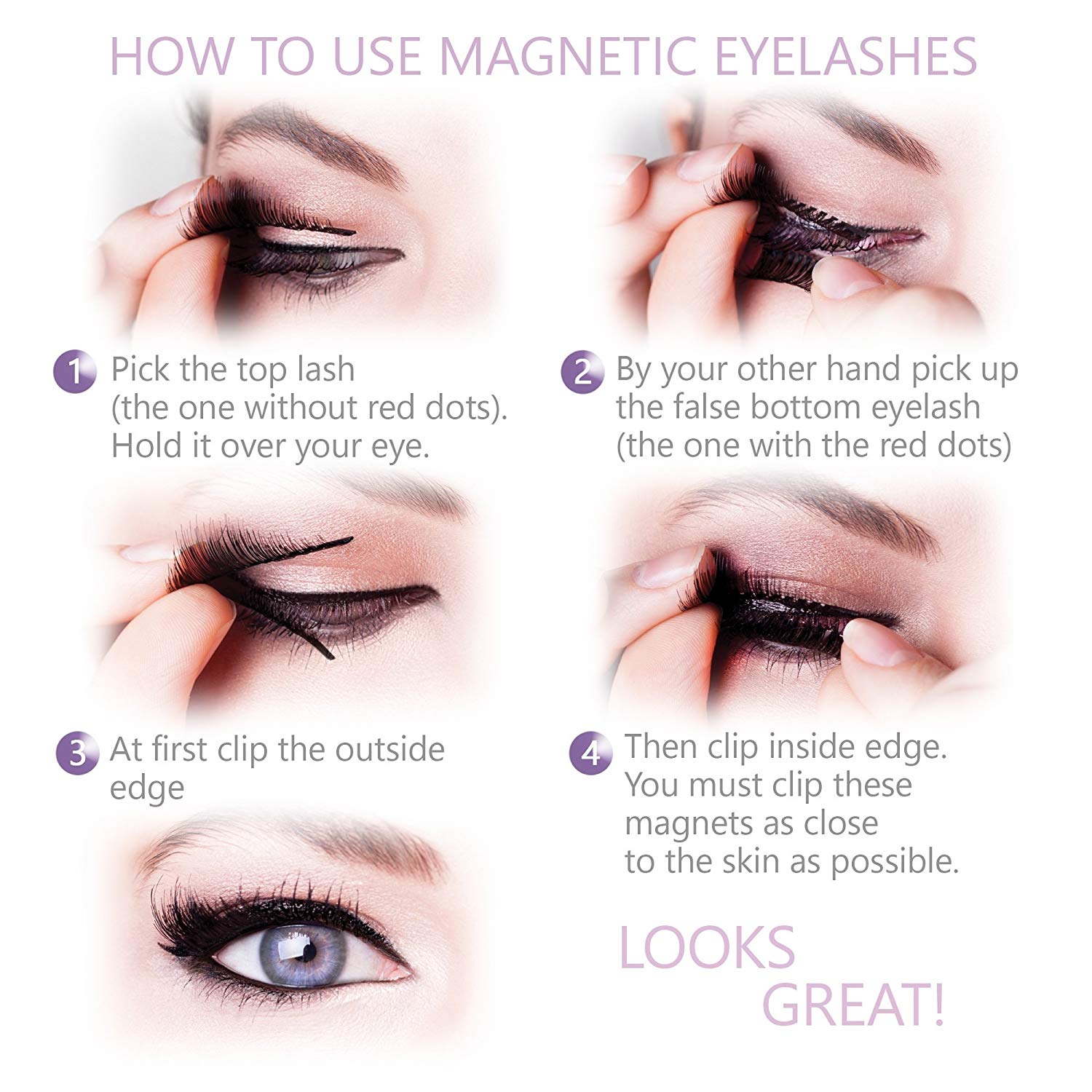 How to apply lashes