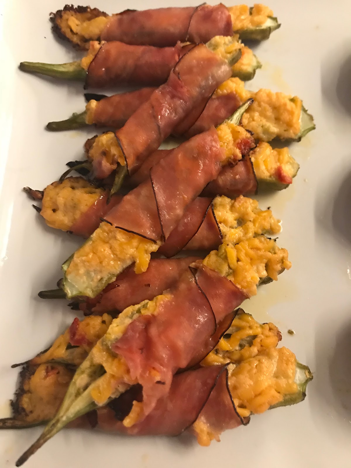 simplysandi Jalapeno Pimento Cheese Okra Poppers