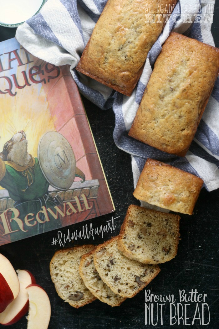 Brown Butter Nut Bread | #RedwallAugust