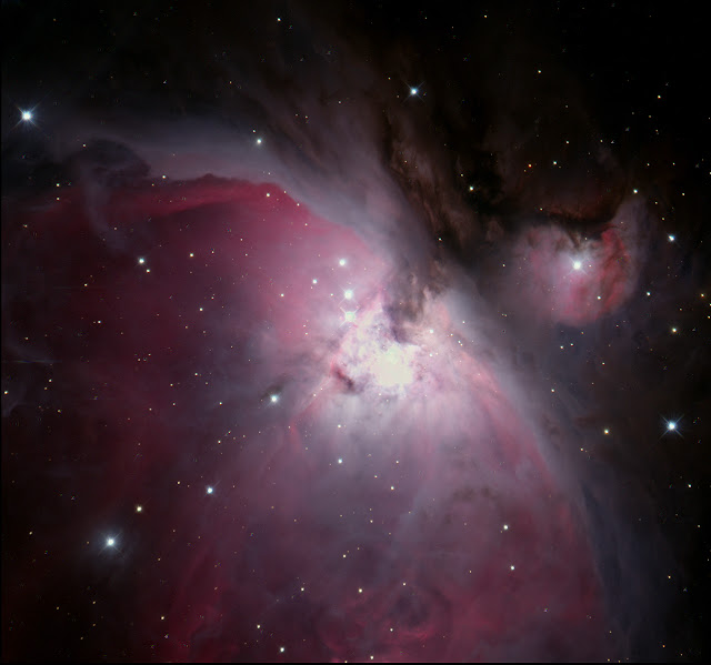 M42, The Orion Nebula imaged on Insight Observatory's ATEO-3 remote telescope by Jimmy D. from Plymouth South Middle School, Plymouth, Massachusetts.