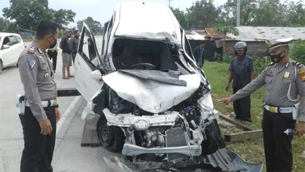 Kecelakaan di Jalan Lintas Pekanbaru Bangkinang