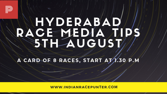 Hyderabad Race Media Tips,  free indian horse racing tips, trackeagle, racingpulse