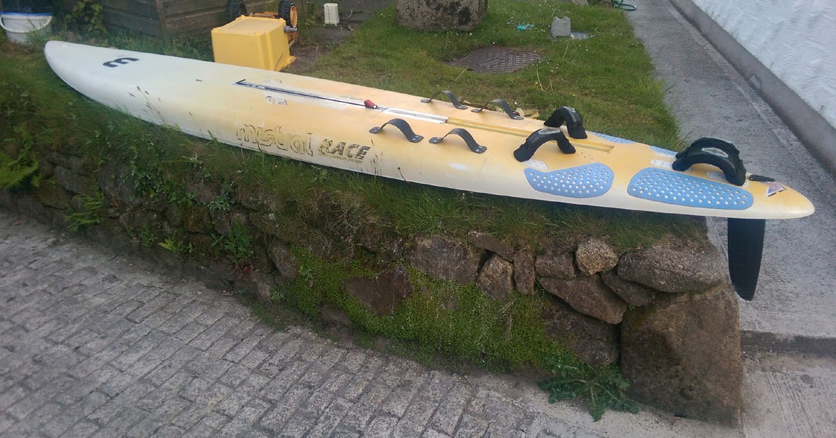 The Silver Windsurfer Mistral Equipe and One Design Mast Track Pedal