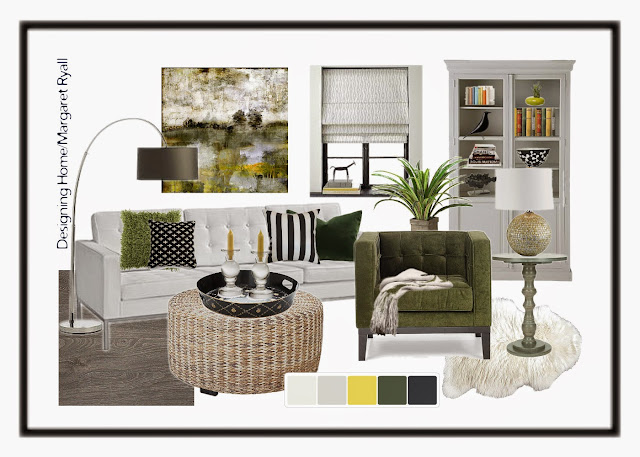 colour trends 2015, olive green, Scandinavian , Designing Home style board