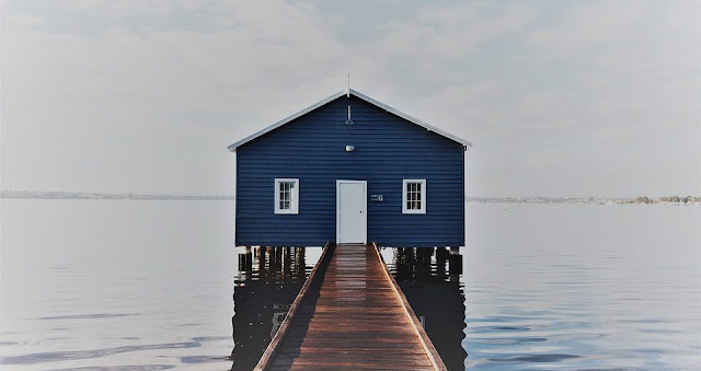 Tempat cantik untuk bergambar di Blue Boat House