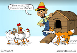 chicken coop cartoon fox chickens farmer prosegur lean