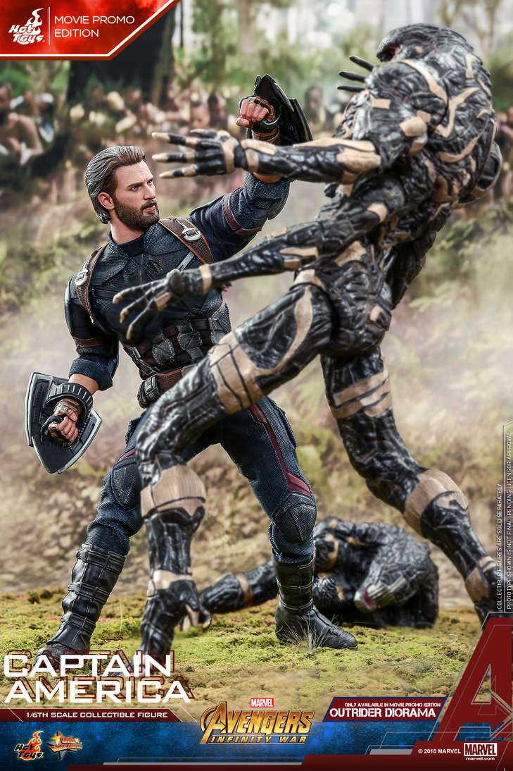 Onesixthscalepictures Hot Toys Avengers Infinity War Captain America Movie Promo