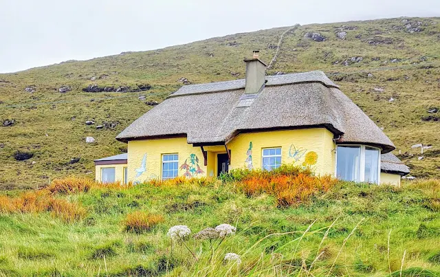 Thatched cottage on Valentia Island Ireland