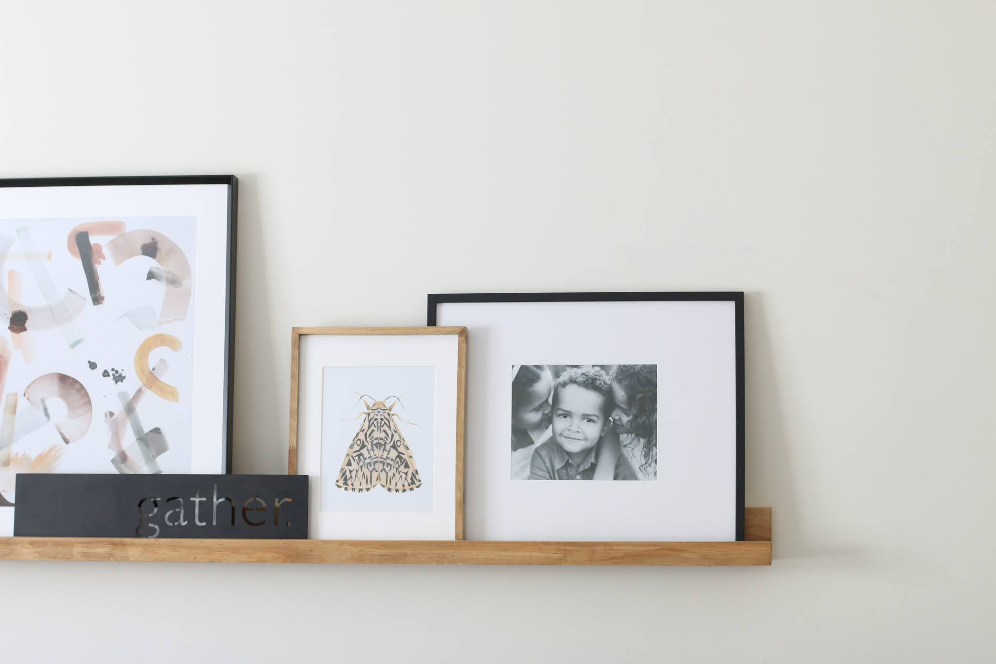 How To Make a Ledge Shelf When You Barely Know How to Use a Drill