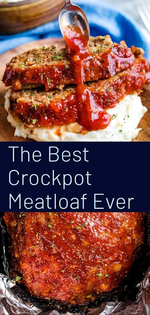 The Best Crockpot Meatloaf Ever