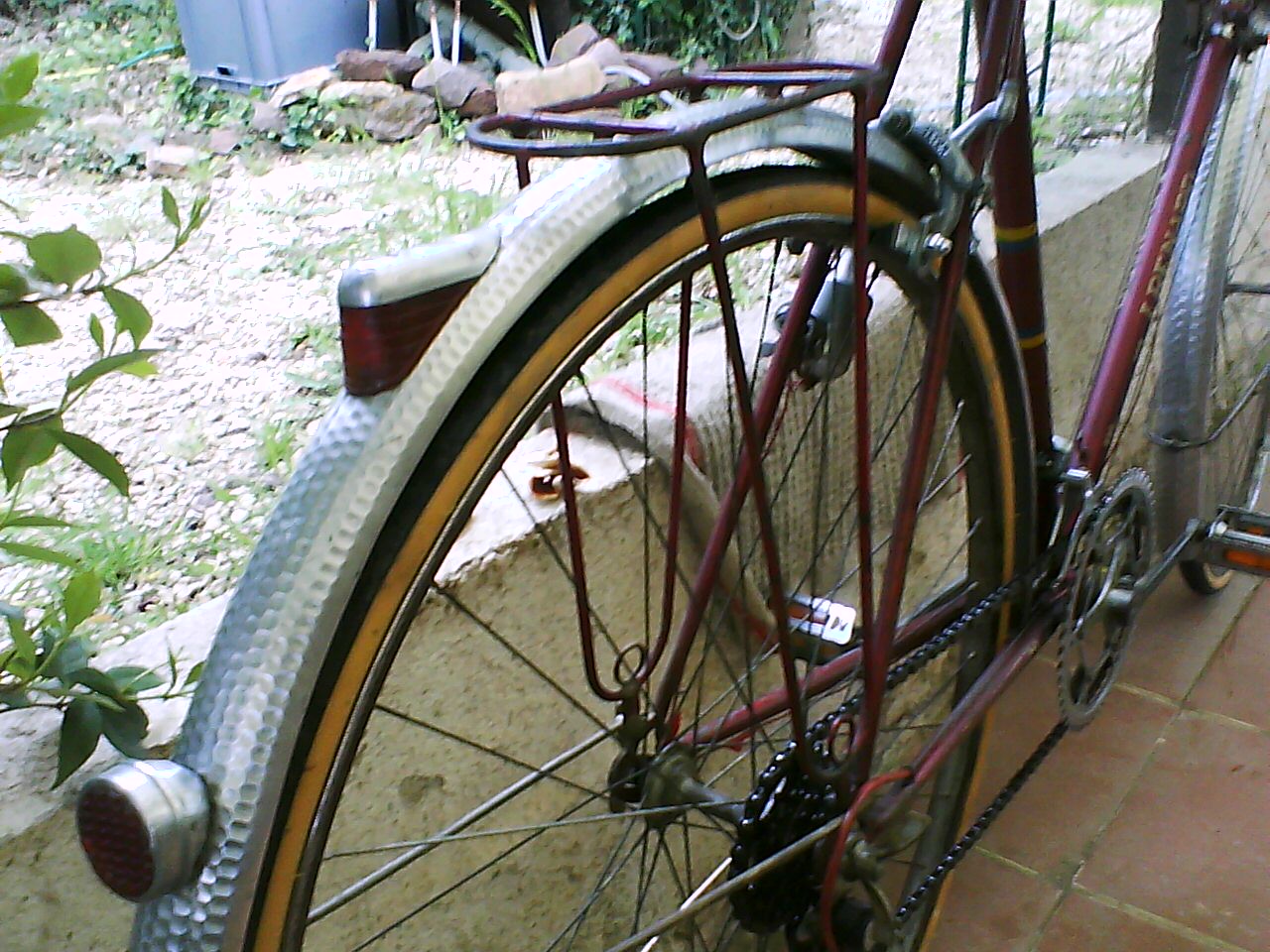 eclairage d'ancienne bicyclette