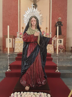 La Virgen de los Dolores, la nueva imagen para la parroquia de San Diego de Alcalá de Sevilla