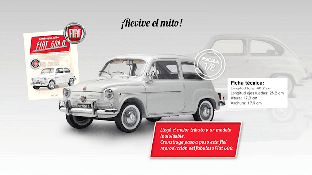 Construye el mítico Fiat 600 D 1/8 El Mercurio Chile