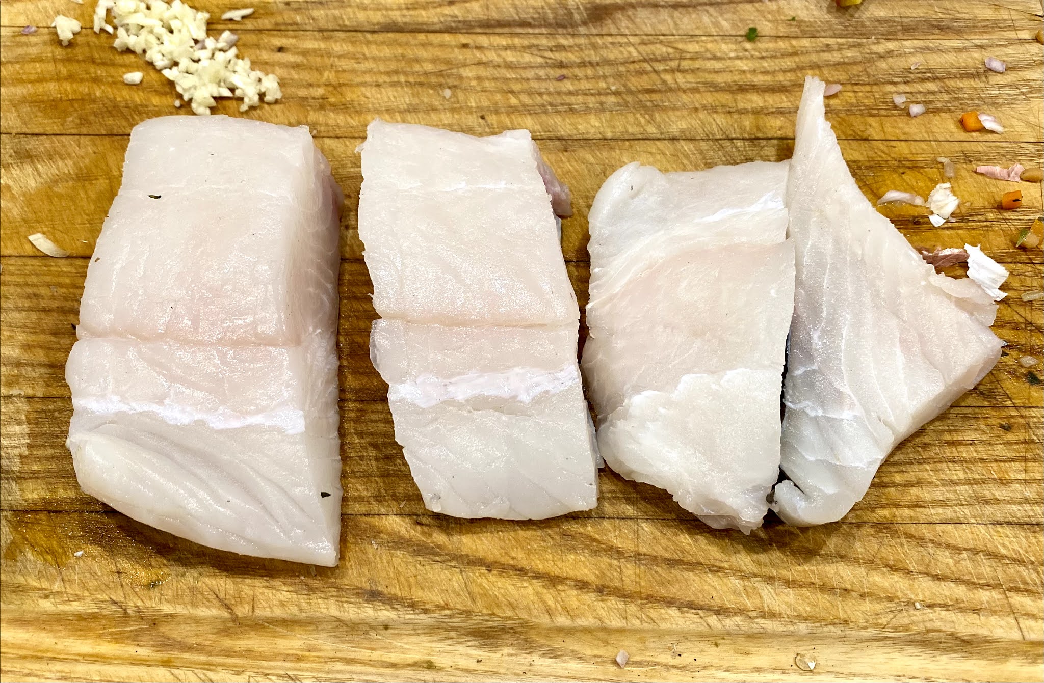 GREAT EATS HAWAII PAN SEARED HALIBUT WITH LENTILS