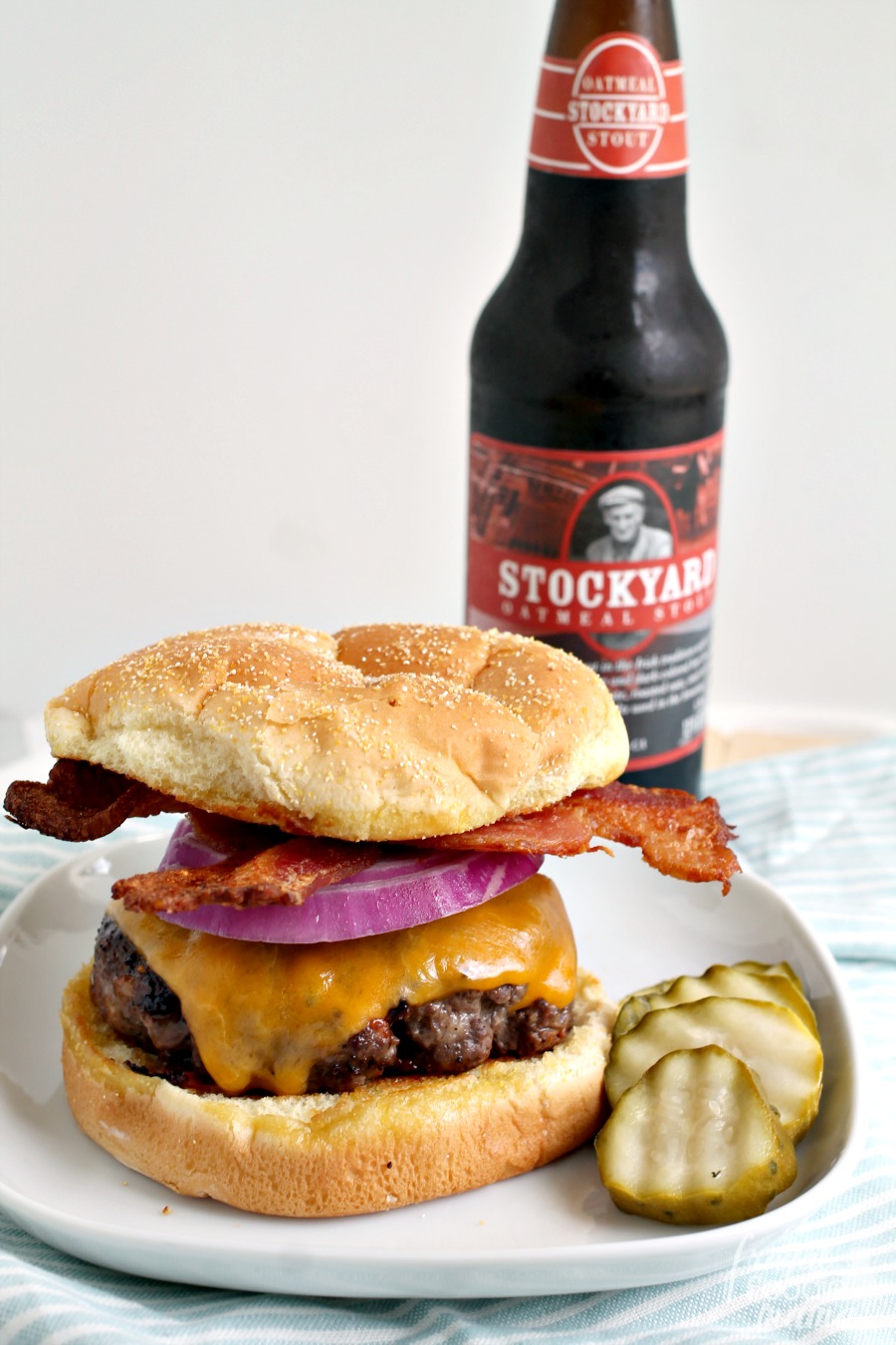 Frugal Foodie Mama: Coffee Rubbed Venison Bacon Burger
