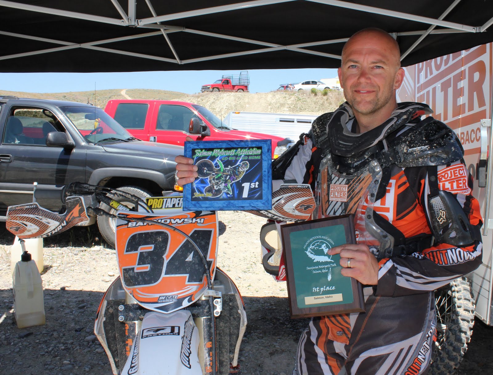 Ed Barnowski Project Filter Motocross Rider Thunder Mountain Motocross Series, Salmon Idaho