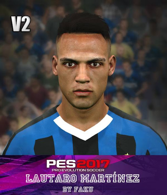 Pes 2017 Lautaro Martinez New Face V2 By Faku Facemaker