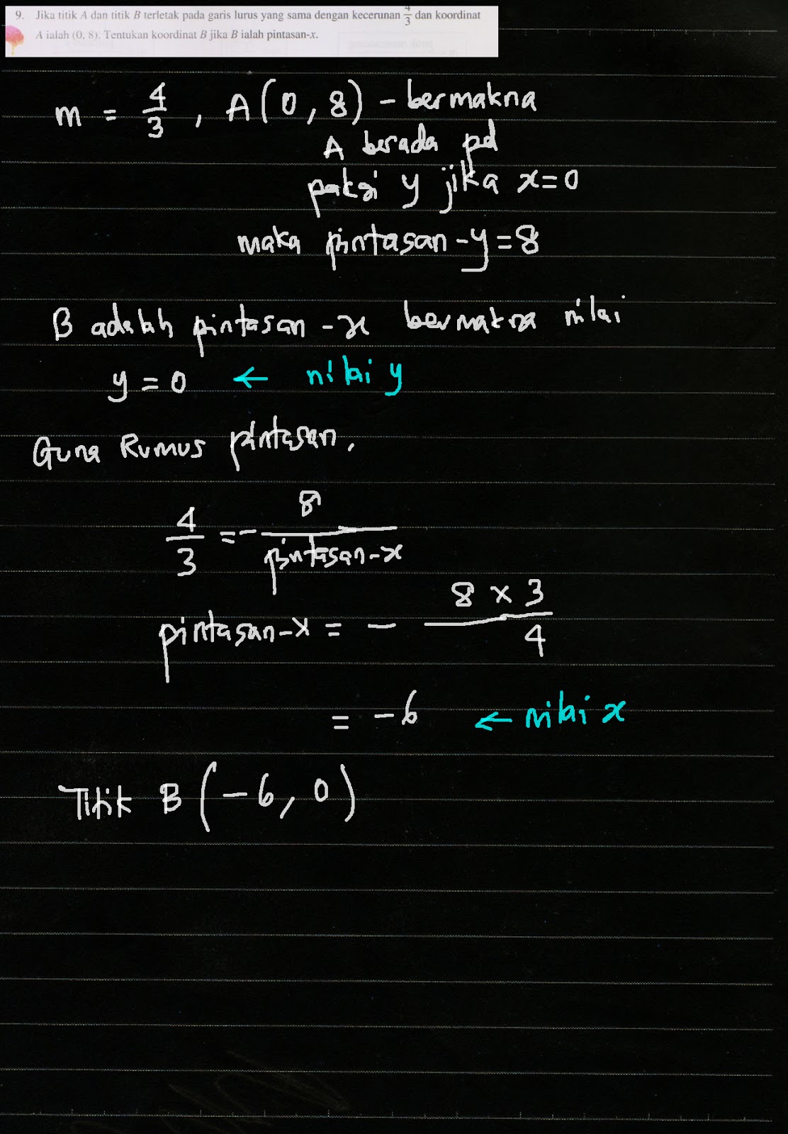 Cikgu Azman - Bukit Jalil: F2 Math Bab 10 Kecerunan Garis 