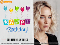 actress jennifer lawrence captured face close up for her 31st birthdate
