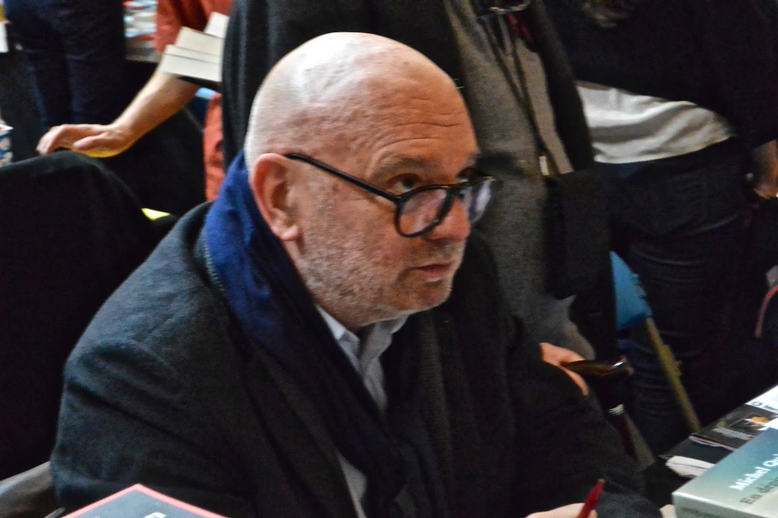 Lyon Quais du polar : Michel Quint Mars 2015 Quais du polar : Michel Quint signature au palais du commerce à Lyon