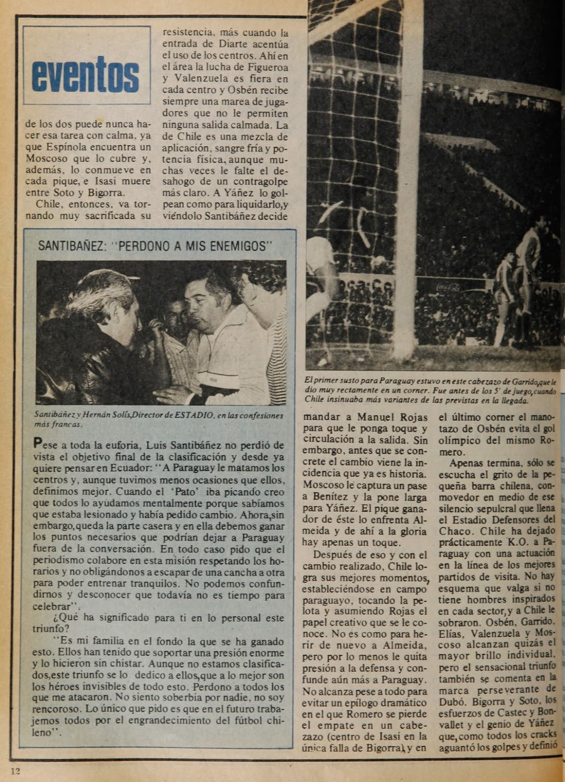 Partidos de la Roja [07/06/1981] ParaguayChile 01