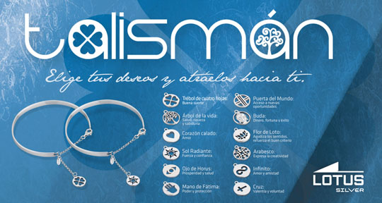Pulseras Talismán Lotus Silver