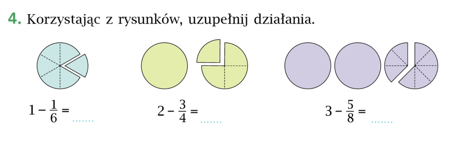 Ile Jest Ułamków Właściwych Nieskracalnych O Mianowniku 8 matma nie gryzie: 13. Ćwiczymy odejmowanie ułamków zwykłych o