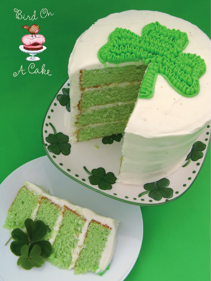 http://birdonacake.blogspot.com/2012/02/key-lime-shamrock-cake.html