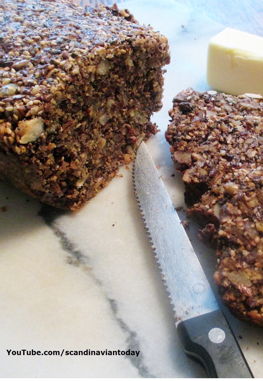 Scandinavian Today Cooking Show Nordic Nut Bread Recipe Paleo Bread