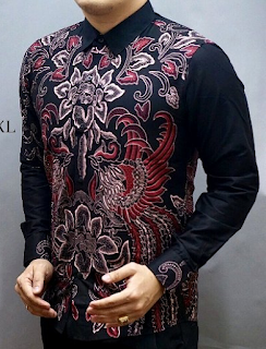 Model Kemeja Batik Pria Lengan Panjang