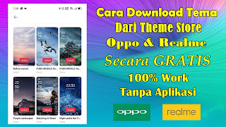 Cara Download Tema Di Theme Store Oppo & Realme Gratis