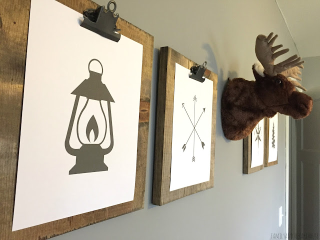 Rustic Woodland Creature Nursery Reveal - www.familyandthelakehouse.com