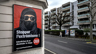 Ban on face covering in public places in Switzerland