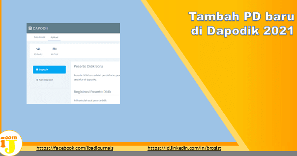 Tambah Pd Baru Di Dapodik 2021 Ij Com