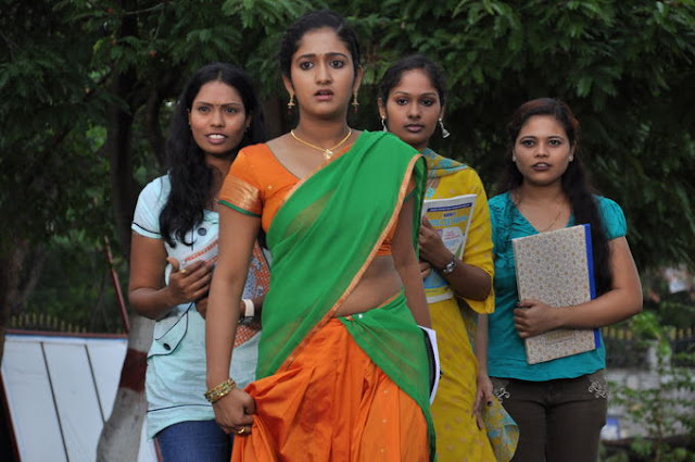 Telugu Actress Chiry Throwback Pics In Half Saree 3