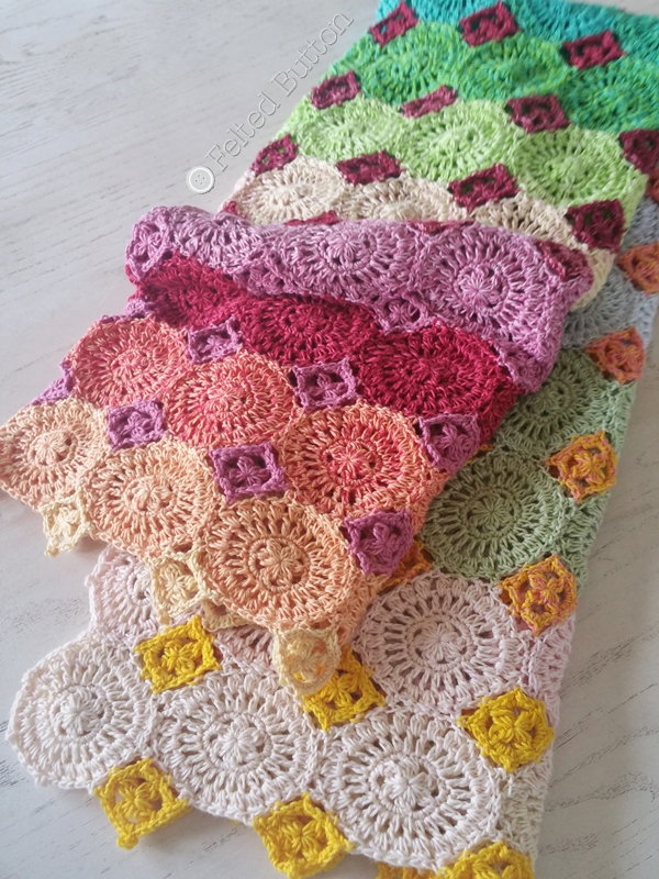 Lightfall Blanket Crochet Pattern by Susan Carlson of Felted Button